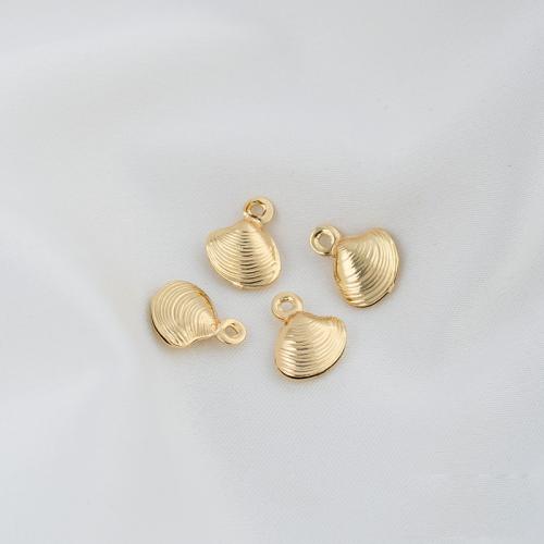 Brass Jewelry Pendants plated DIY golden Sold By PC