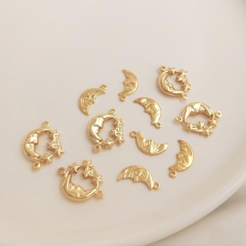 Brass Jewelry Pendants, plated, DIY & different styles for choice, golden, Sold By PC