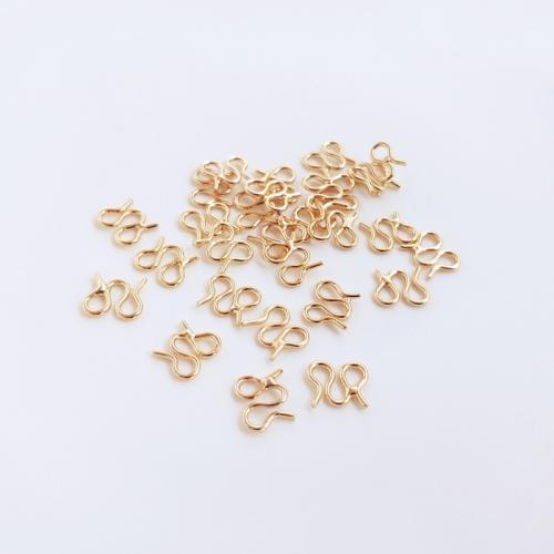 Brass Jewelry Clasps plated DIY  golden Sold By PC