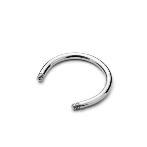 304 acciaio inox bilancere circolare, lucido, DIY, nessuno, 1.20x10mm, Venduto da PC