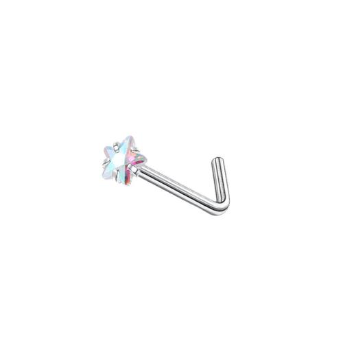 Gioielleria da Piercing naso in acciaio inox, 304 acciaio inox, unisex & stili diversi per la scelta & Micro spianare cubic zirconia, nessuno, Venduto da PC