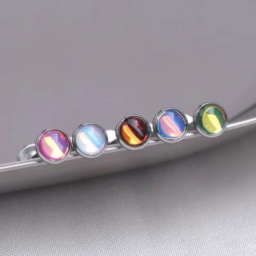 Stainless Steel Lip Ring, 304 Stainless Steel, Unisex & different size for choice & enamel, more colors for choice, Sold By PC