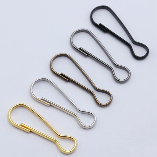 Iron Snap Clasp, plated, DIY & different size for choice, more colors for choice, nickel, lead & cadmium free, Sold By PC