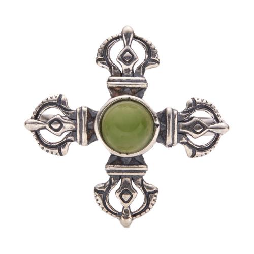 925 Sterling Silver Cuff Finger Ring, with Gemstone, Cross, vintage & different materials for choice & for woman, US Ring Size:6-8, Sold By PC