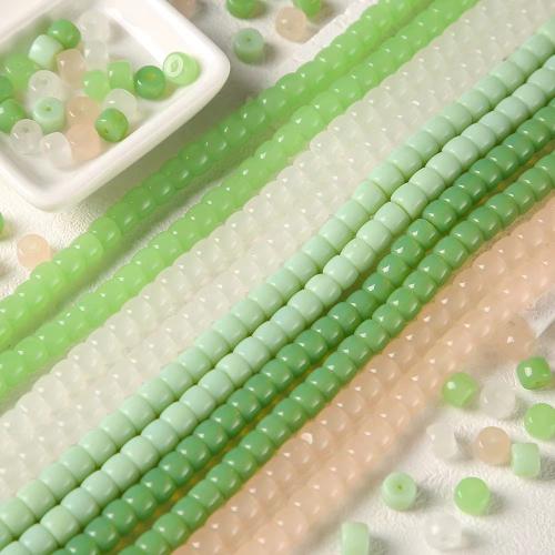 Fashion Glasperler, du kan DIY, flere farver til valg, 6x8mm, Solgt af Strand