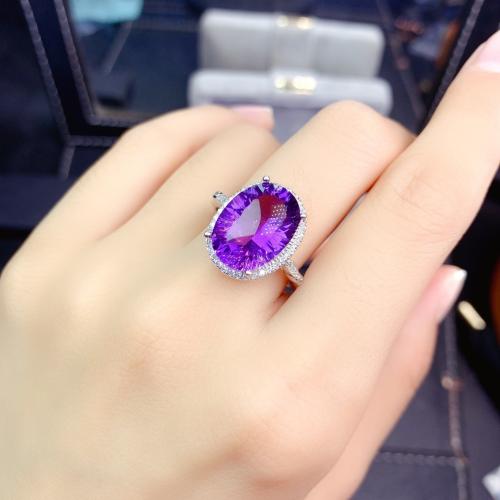 Brass Finger Ring fashion jewelry & for woman & with rhinestone silver color Inner diameter 17mm Sold By PC