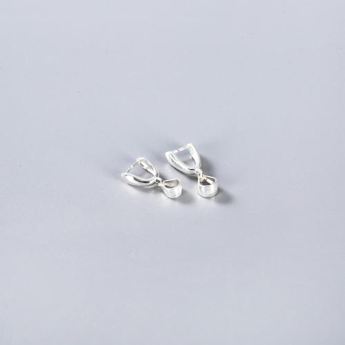 925 Sterling Silver Pinch Bail, DIY & different size for choice, Sold By PC