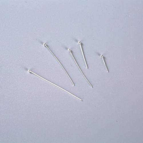 925 Sterling Silver Ball Head Pin DIY Sold By PC