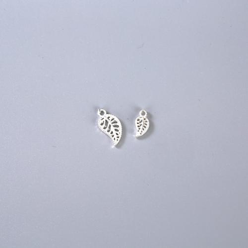 Pendentif en argent Sterling 925, feuille, DIY & normes différentes pour le choix, Vendu par PC