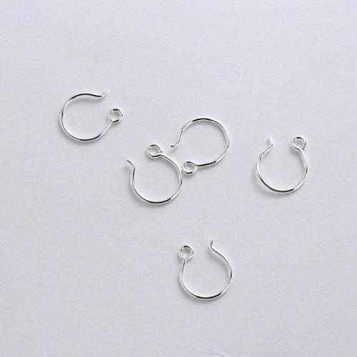 925 Sterling Silver Hook Earwire, DIY & different size for choice, Sold By Pair