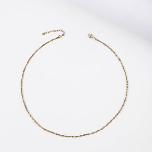 Stainless Steel Chain Necklace 304 Stainless Steel with 5cm extender chain fashion jewelry & for woman 2.20mm Length Approx 45 cm Sold By PC