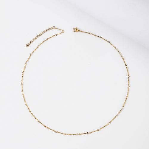 Stainless Steel Chain Necklace 304 Stainless Steel fashion jewelry & for woman 2.20mm Sold By PC