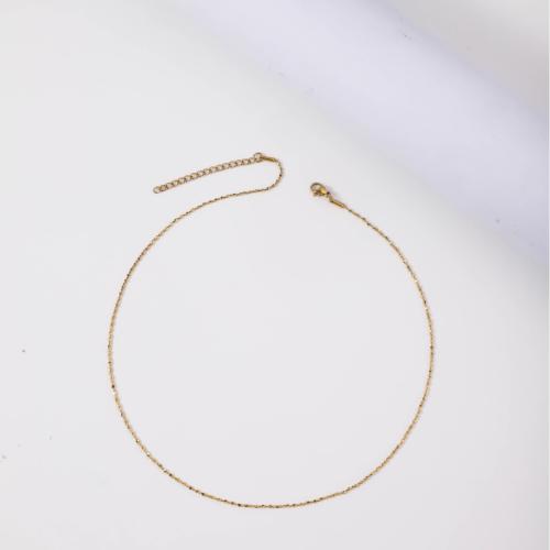 Cadena de Collar, acero inoxidable 304, con 5cm extender cadena, Joyería & para mujer, más colores para la opción, 1.30mm, longitud:aproximado 45 cm, Vendido por UD