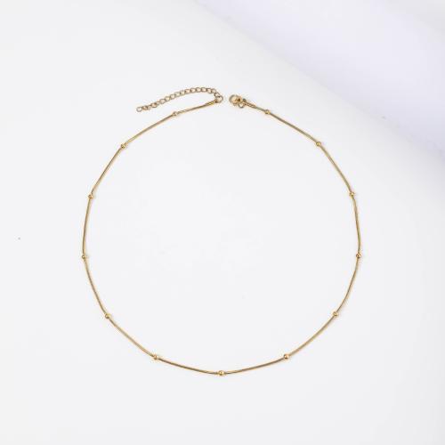 Stainless Steel Chain Necklace, 304 Stainless Steel, fashion jewelry & different length for choice & for woman, more colors for choice, 1.20mm, Sold By PC