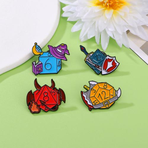 Zinc Alloy Badge plated fashion jewelry & enamel nickel lead & cadmium free Sold By PC