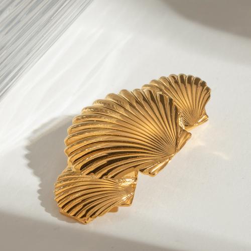 Alligator Hair Clip 304 Stainless Steel gold color plated fashion jewelry golden Sold By PC