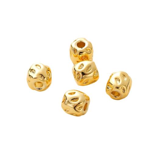 Brass Spacer Beads plated DIY Sold By PC