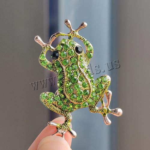 Zinc Alloy Brooches plated Unisex & with rhinestone Sold By PC