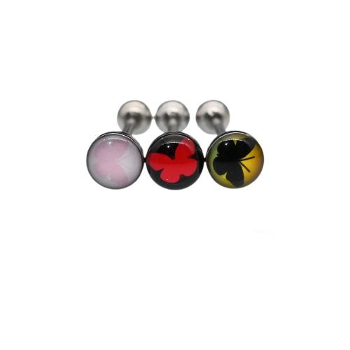 Fashion Personality Body Piercing Jewelry And Accessories Titanium Steel epoxy gel Unisex Sold By PC