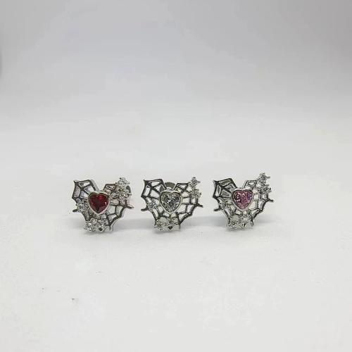 Fashion Personality Body Piercing Jewelry And Accessories Titanium Steel Unisex & micro pave cubic zirconia Sold By PC