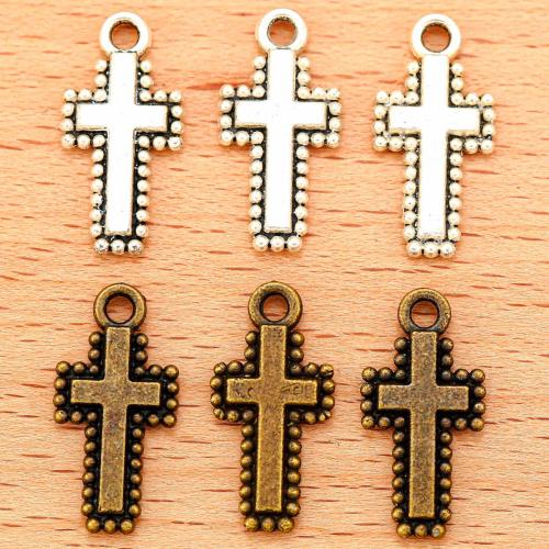 Zinc Alloy Cross Přívěsky, Zinek, Kříž, á, DIY, více barev na výběr, 20x10mm, 100PC/Bag, Prodáno By Bag