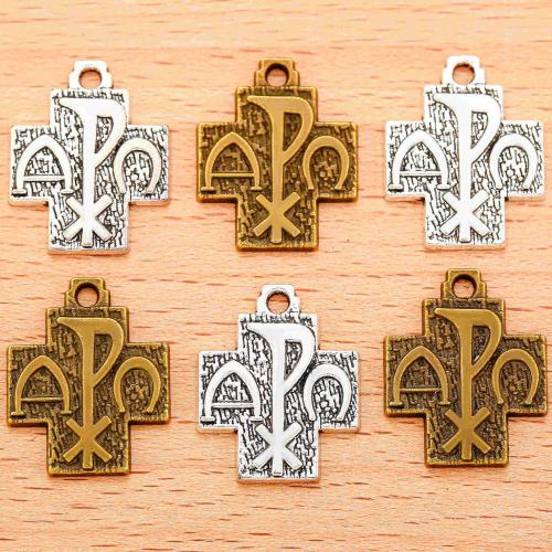 Zinc Alloy Cross Přívěsky, Zinek, Kříž, á, DIY, více barev na výběr, 20x16mm, 100PC/Bag, Prodáno By Bag