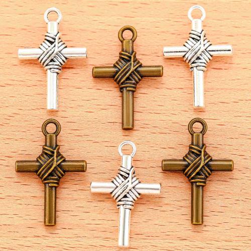 Zinc Alloy Cross Přívěsky, Zinek, Kříž, á, DIY, více barev na výběr, 28x19mm, 100PC/Bag, Prodáno By Bag