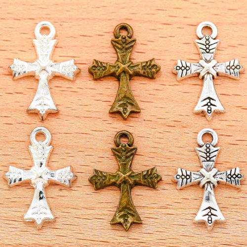 Zinc Alloy Cross Přívěsky, Zinek, Kříž, á, DIY, více barev na výběr, 22x15mm, 100PC/Bag, Prodáno By Bag