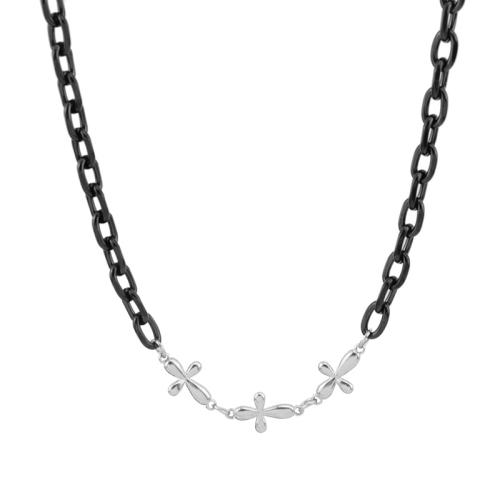 Collana in acciaio inossidabile, 304 acciaio inox, gioielli di moda & unisex, Lunghezza Appross. 45 cm, Venduto da PC