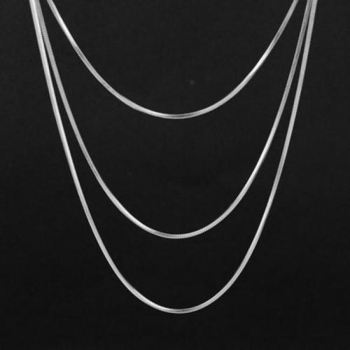 Stainless Steel Sweater Chain Necklace 304 Stainless Steel fashion jewelry & for woman Length Approx 120 cm Sold By PC