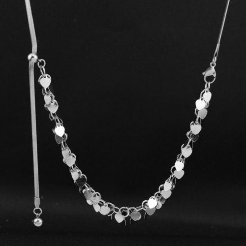 Stainless Steel Jewelry Necklace, 304 Stainless Steel, fashion jewelry & for woman, Length:Approx 67 cm, Sold By PC