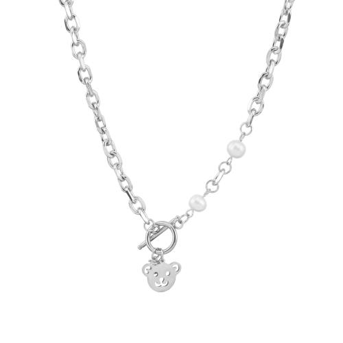 Stainless Steel Sweater Chain Necklace, 304 Stainless Steel, fashion jewelry & for woman, Length:Approx 45 cm, Sold By PC