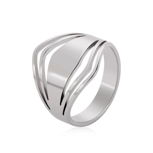 Stainless Steel Finger Ring 304 Stainless Steel fashion jewelry & Unisex Sold By PC