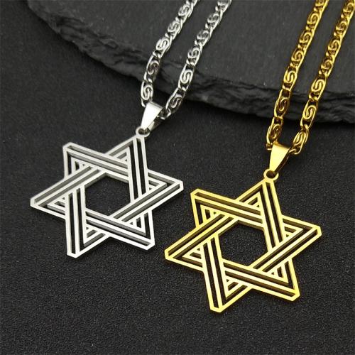 Stainless Steel Sweater Chain Necklace, 304 Stainless Steel, fashion jewelry & Unisex, more colors for choice, 40x35mm, Length:Approx 50 cm, Sold By PC