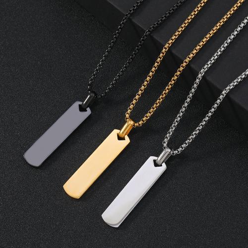 Stainless Steel Jewelry Necklace 304 Stainless Steel fashion jewelry & for man Length Approx 60 cm Sold By PC