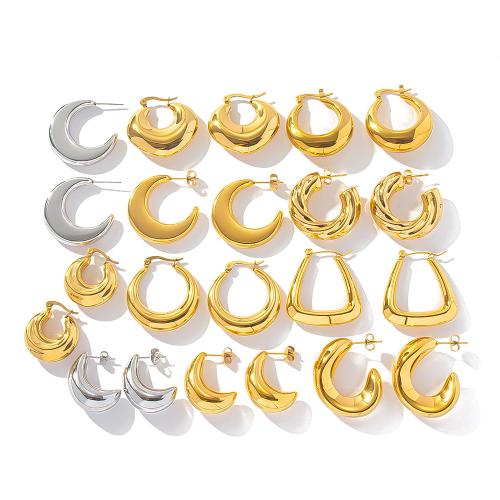 Acier inoxydable Levier Retour Earring, Acier inoxydable 304, bijoux de mode & styles différents pour le choix & pour femme, plus de couleurs à choisir, Vendu par paire