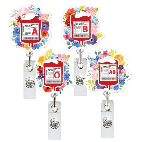 Acrylic Easy Pulling Buckle, with ABS Plastic & Tibetan Style, retractable & different styles for choice, red, 10PCs/Lot, Sold By Lot