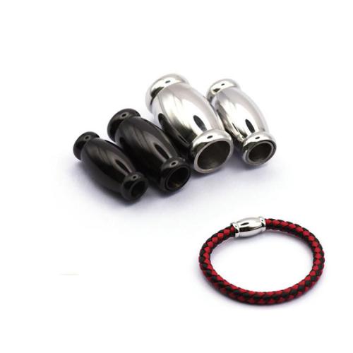 Titanium Steel Magnetic Clasp, plated, DIY, more colors for choice, 6.76x14.32mm, Hole:Approx 3mm, 10PCs/Lot, Sold By Lot