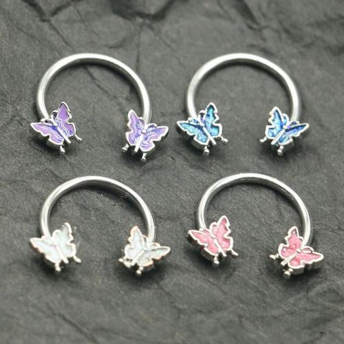 Fashion Personality Body Piercing Jewelry And Accessories Titanium Steel epoxy gel Unisex Sold By PC