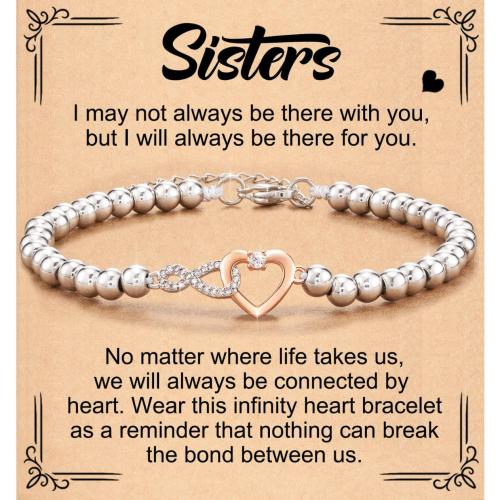 Tibetan Style Bracelet, with 304 Stainless Steel, different designs for choice & micro pave cubic zirconia & for woman, golden, Length:Approx 16 cm, Sold By PC