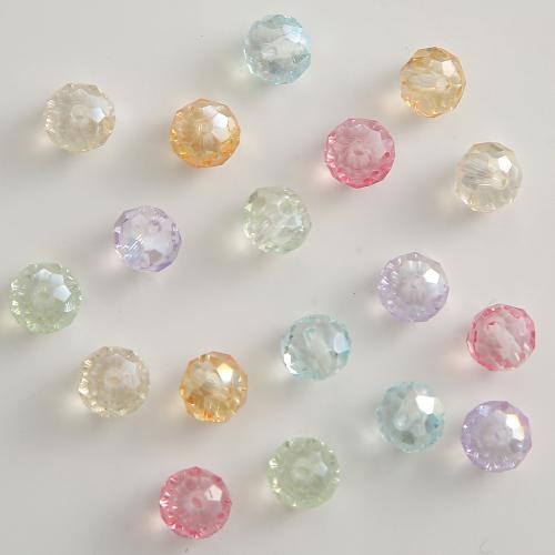 Abalorios de Cristal, Cuentas de vidrio, Bricolaje, más colores para la opción, 6x8mm, aproximado 60PCs/Sarta, Vendido por Sarta