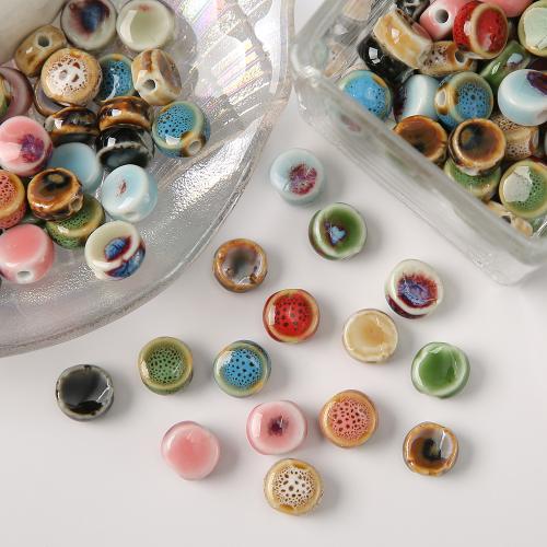 Porcelain Jewelry Beads, DIY, more colors for choice, 5x10mm, Sold By PC