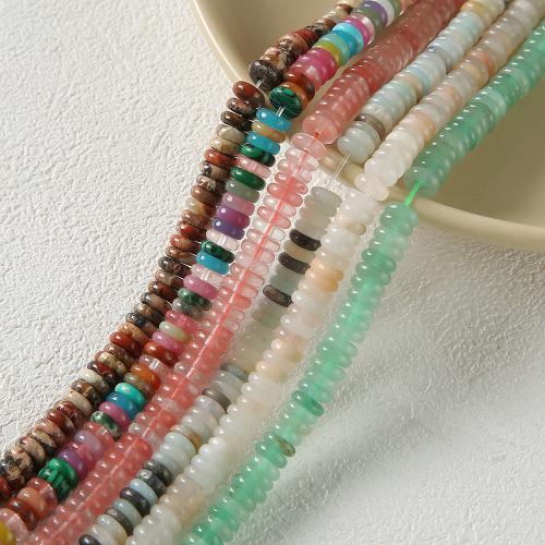 Gemstone Jewelry Beads, Natural Stone, DIY, more colors for choice, 2x6mm, Approx 150PCs/Strand, Sold By Strand