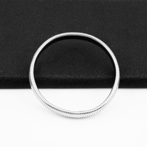 Stainless Steel Bangle, 304 Stainless Steel, fashion jewelry & Unisex & different size for choice, Sold By PC