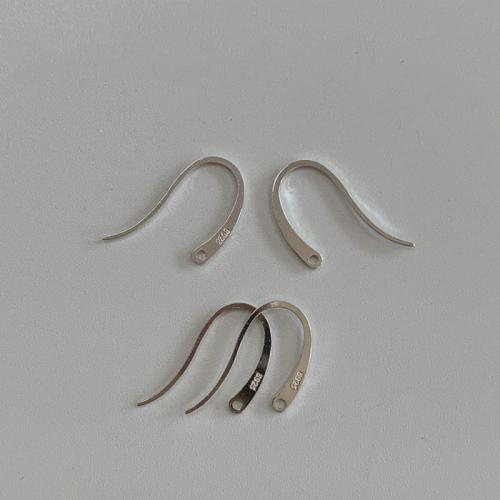 925 Sterling Silver Hook Earwire, DIY & different styles for choice, Sold By Pair