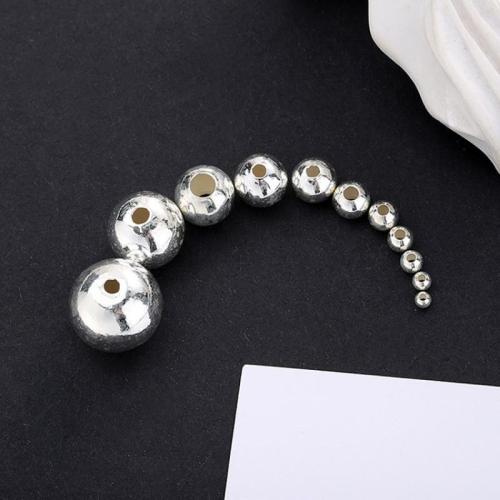 925 Sterling Silver Beads, DIY & different size for choice, Sold By PC