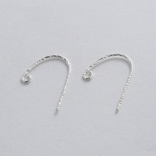 925 Sterling Silver Hook Earwire, DIY & different styles for choice, Sold By Pair