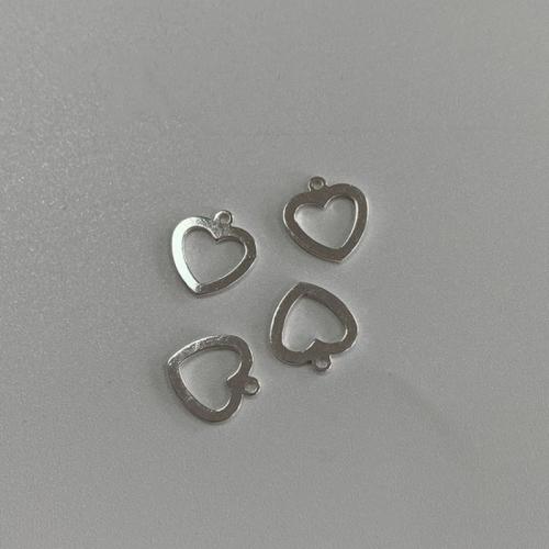 925 Sterling Silver Pendant, Heart, DIY & different styles for choice, Sold By PC