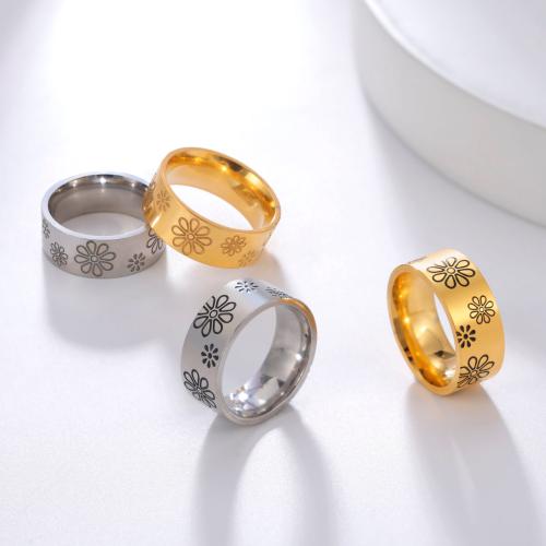 Stainless Steel Finger Ring, 304 Stainless Steel, fashion jewelry & Unisex & different size for choice, more colors for choice, Sold By PC