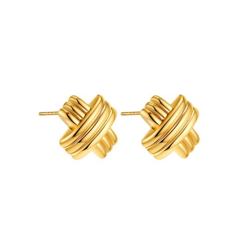 Boucle d'oreille de gaujon en acier inoxydable, Acier inoxydable 304, bijoux de mode & styles différents pour le choix & pour femme, plus de couleurs à choisir, Vendu par paire